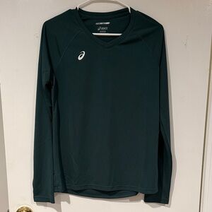 ASICS Forest Green Long Sleeve Top